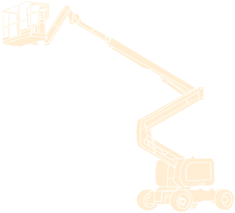 Ilustración de plataforma articulada